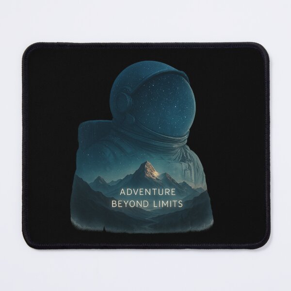 Item preview, Adventure Beyond Limits - Astronaut Double Exposure Art designed and sold by MKreative Studio.