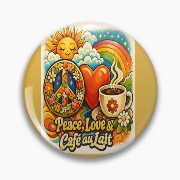 Item preview, Peace, Love, & Cafe' au Lait designed and sold by Peace,love,andbeaches.