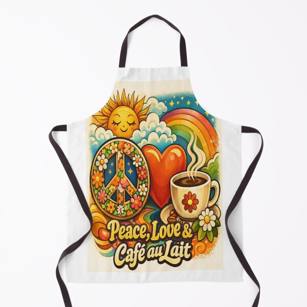 Aperçu de l'œuvre Paix, amour et café au lait créée et vendue par Peace,love,andbeaches.
