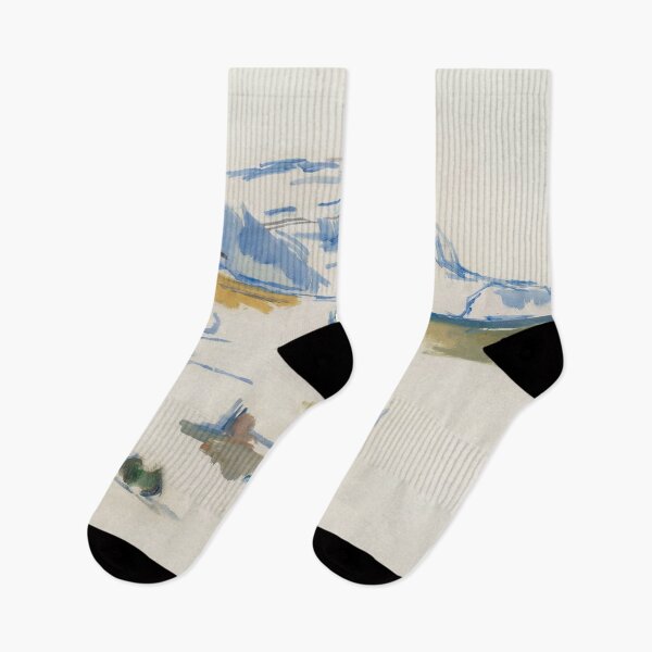 Item preview, La Montagne Sainte Victoire Vue Des Lauves by Paul Cézanne: Minimal Landscape Print designed and sold by artofuniverse.