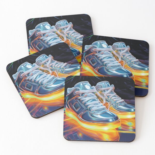 Item preview, Futuristic cyberpunk sneakers with neon glow effect designed and sold by Mauswohn.