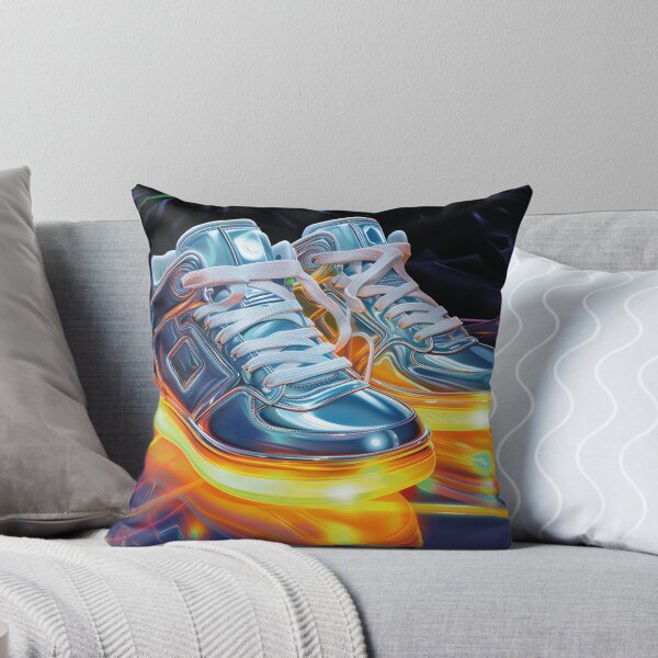 Item preview, Futuristic cyberpunk sneakers with neon glow effect designed and sold by Mauswohn.
