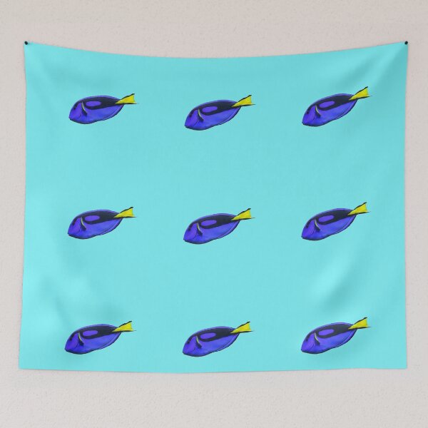 Item preview, Blue Fish with Yellow Tail designed and sold by StylishDecor.