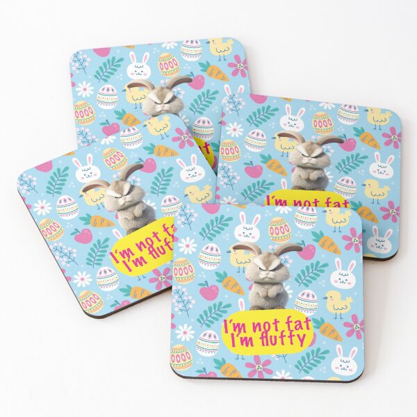 Item preview, I'm Not Fat I'm Fluffy Easter Bunny Humor designed and sold by Mauswohn.