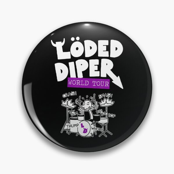 Item preview,  Diary Of A Wimpy Kid Loded Diper Band World Tour Funny  designed and sold by ayboxkohure.