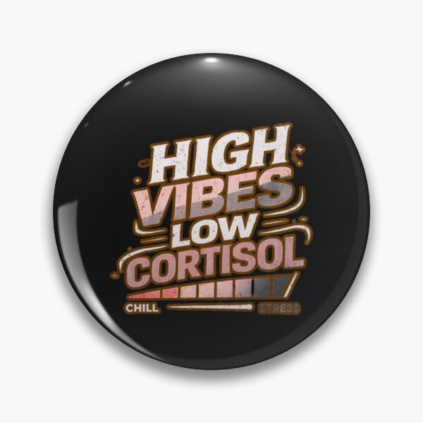 Item preview, High Vibes Low Cortisol – Streetwear Aesthetic Tee designed and sold by Mosogoloso.