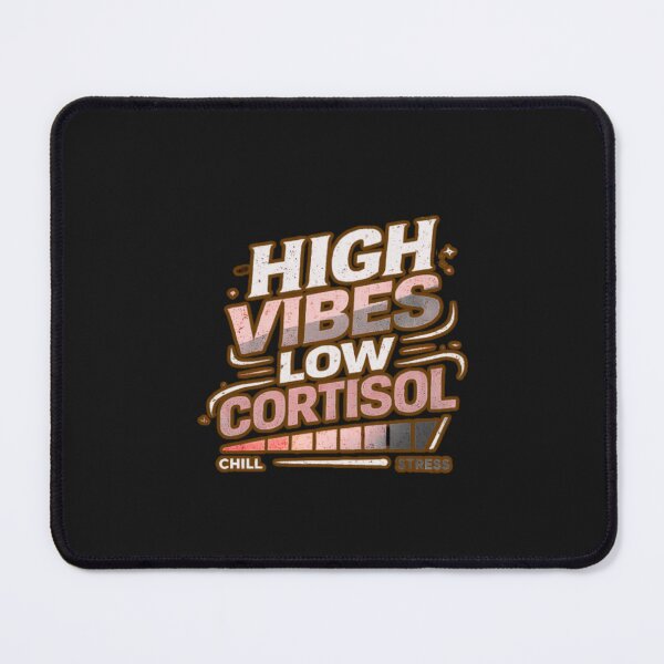 Item preview, High Vibes Low Cortisol – Streetwear Aesthetic Tee designed and sold by Mosogoloso.
