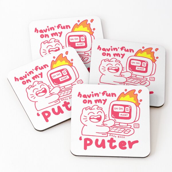 Item preview, Having Fun on my Puter (light) designed and sold by DocHackenbush.