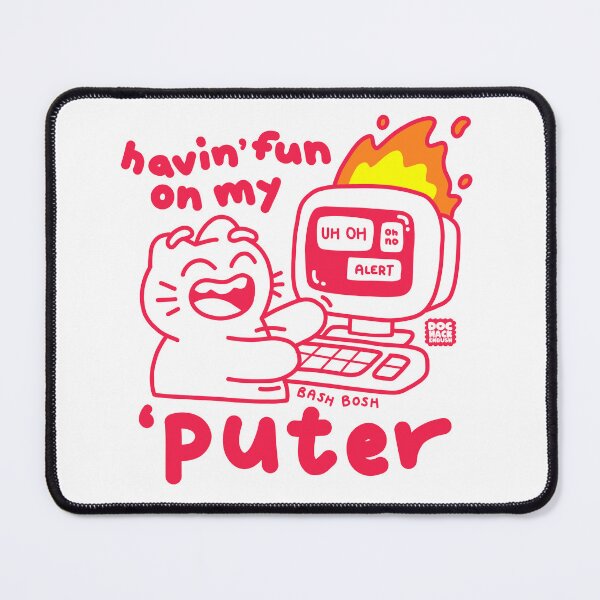 Item preview, Having Fun on my Puter (light) designed and sold by DocHackenbush.