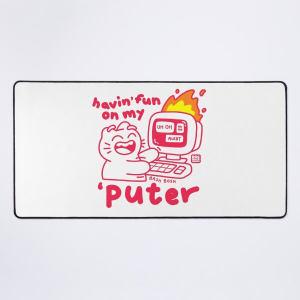 Item preview, Having Fun on my Puter (light) designed and sold by DocHackenbush.