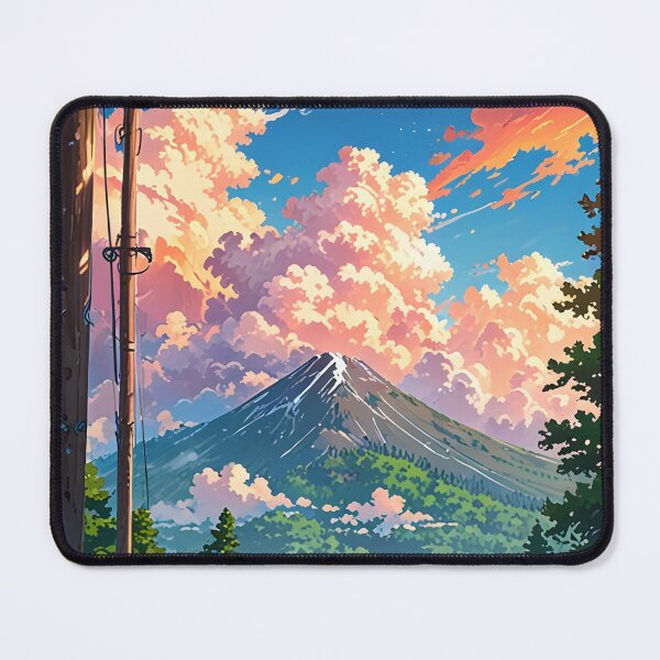 Item preview, Sunset over the Anime Highlands designed and sold by Jo Art.