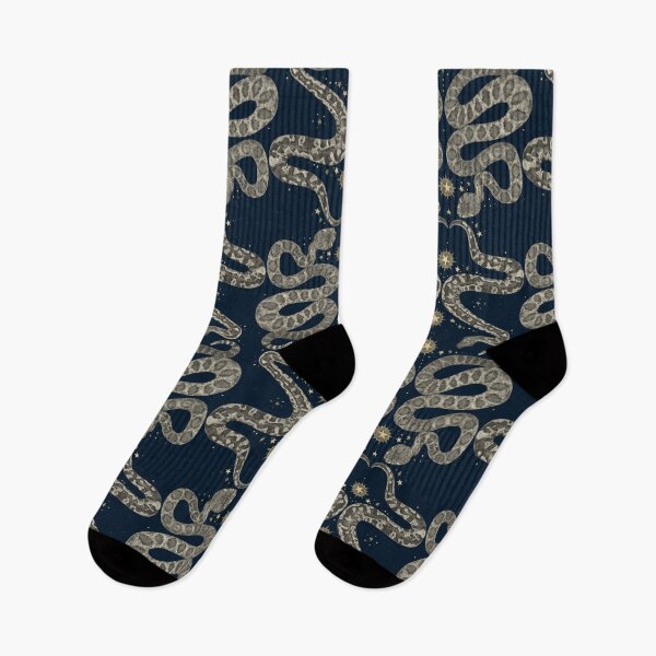Item preview, celestial snakes indigo designed and sold by scrummy.