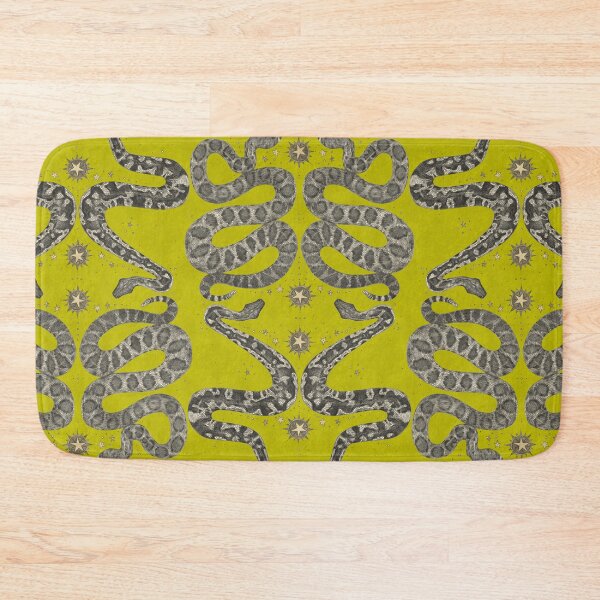 Item preview, celestial snakes chartreuse designed and sold by scrummy.
