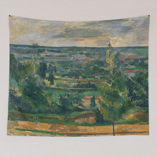 Item preview, Landscape From Jas De Bouffan by Paul Cézanne: Post Impressionist Landscape Print designed and sold by artofuniverse.