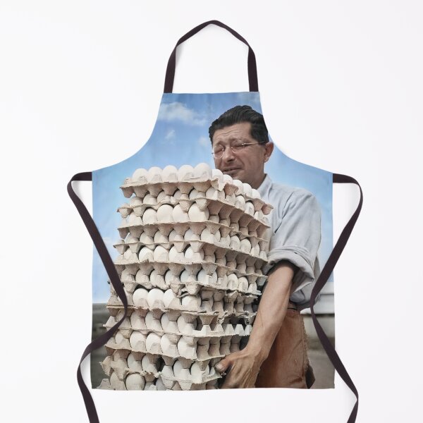 Item preview, Israel, Sde Warburg. Farmer With Eggs. 1940. designed and sold by UltraQuirky.