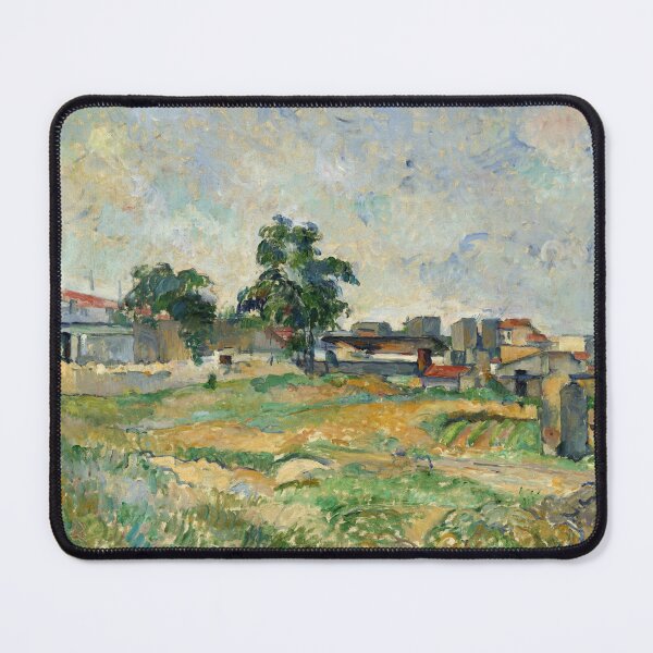Item preview, Landscape Near Paris by Paul Cézanne: Post Impressionist Landscape Poster designed and sold by artofuniverse.