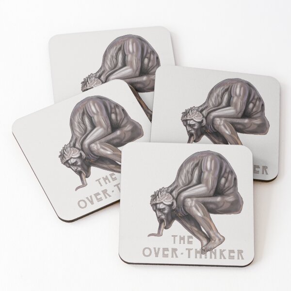 Item preview, The OverThinker! Handpainted painting designed and sold by AK-Hevonen.