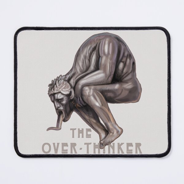 Item preview, The OverThinker! Handpainted painting designed and sold by AK-Hevonen.