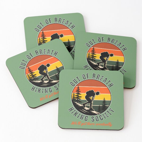 Item preview, Out of Breath Hiking Society - Funny Vintage Mountain Gift designed and sold by Zayavca.