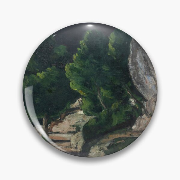 Item preview, Landscape Road With Trees in Rocky Mountains by Paul Cézanne: Post Impressionist Print designed and sold by artofuniverse.