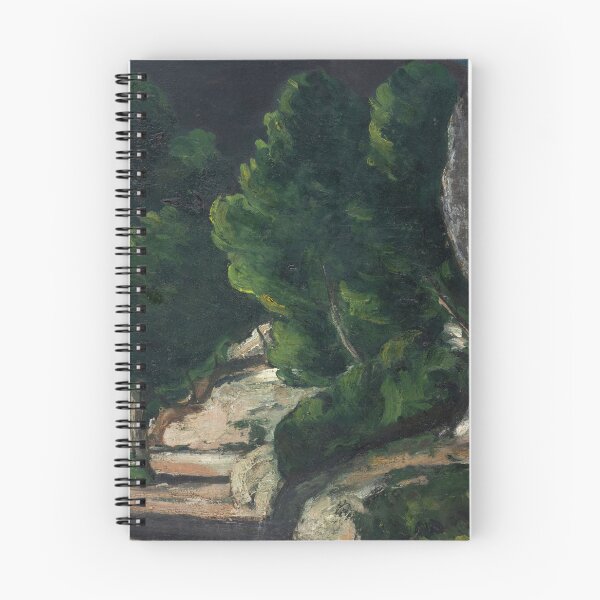 Item preview, Landscape Road With Trees in Rocky Mountains by Paul Cézanne: Post Impressionist Print designed and sold by artofuniverse.