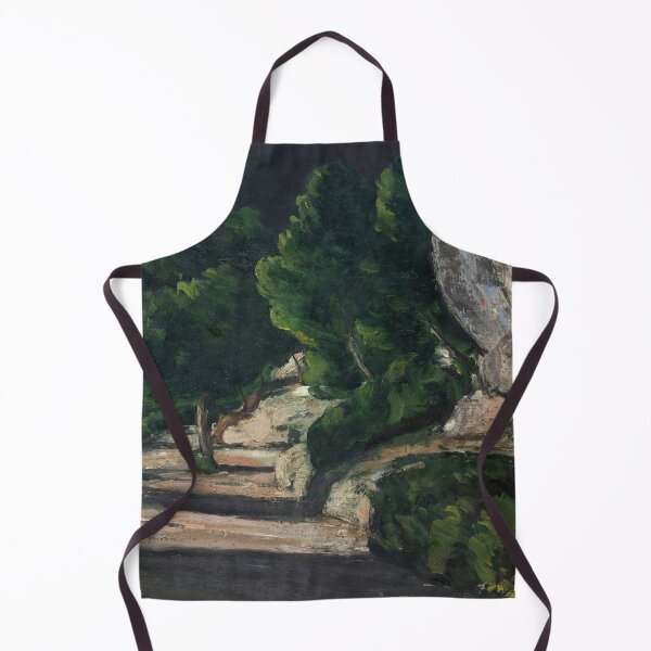 Item preview, Landscape Road With Trees in Rocky Mountains by Paul Cézanne: Post Impressionist Print designed and sold by artofuniverse.
