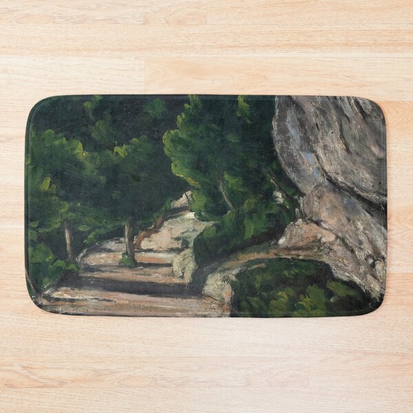 Item preview, Landscape Road With Trees in Rocky Mountains by Paul Cézanne: Post Impressionist Print designed and sold by artofuniverse.