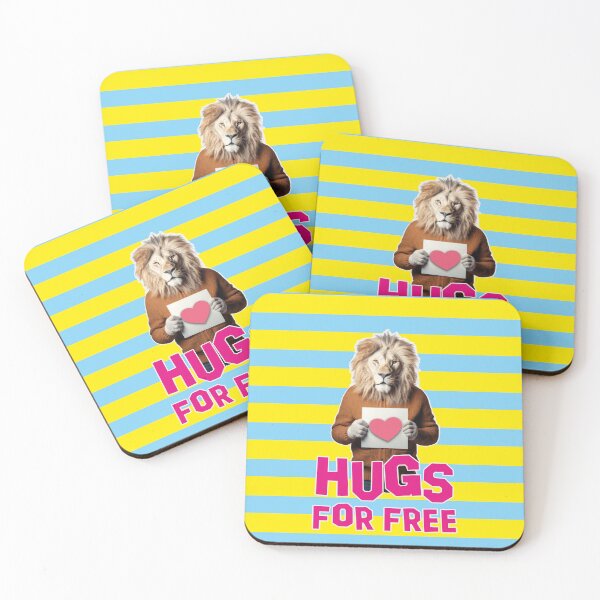Item preview, Lion with Heart Hugs For Free Knitting Pattern designed and sold by Mauswohn.