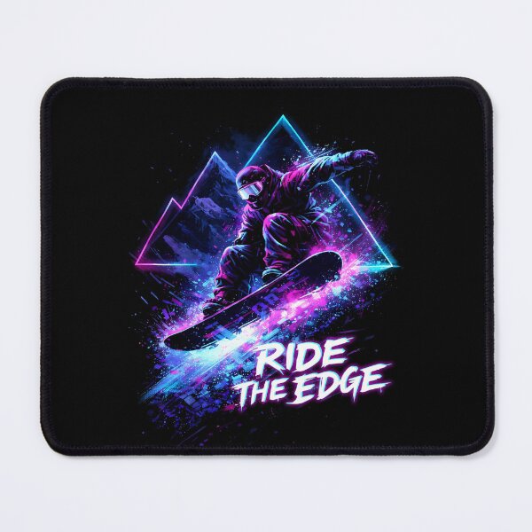Item preview, Ride The Edge – Neon Mountains designed and sold by EdgeDrip.