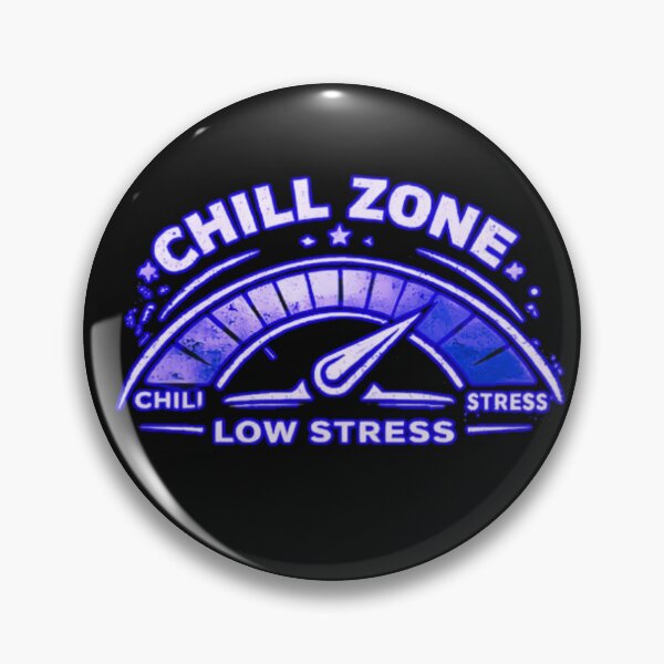 Item preview, Cortisol Level Gauge – Chill Zone Streetwear Graphic designed and sold by Mosogoloso.