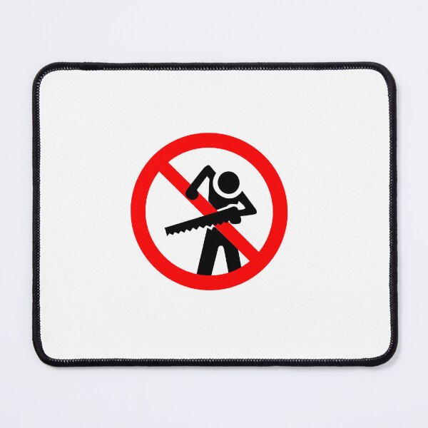 Item preview, signage of person breaking in designed and sold by Indeciphered.