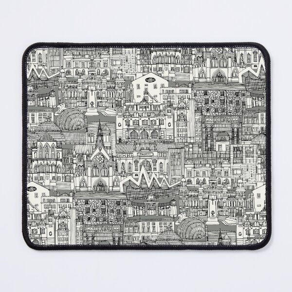 Item preview, Glasgow toile black pewter designed and sold by scrummy.