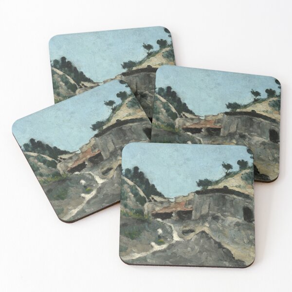 Item preview, Landscape With Water Mill by Paul Cézanne: Post Impressionist Landscape Poster designed and sold by artofuniverse.