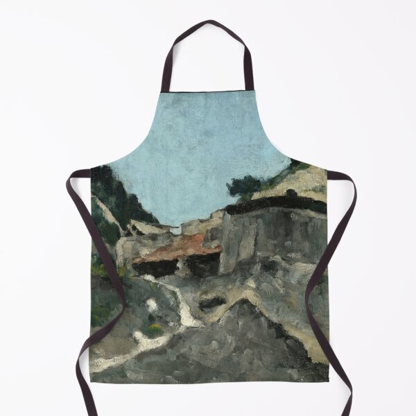 Item preview, Landscape With Water Mill by Paul Cézanne: Post Impressionist Landscape Poster designed and sold by artofuniverse.