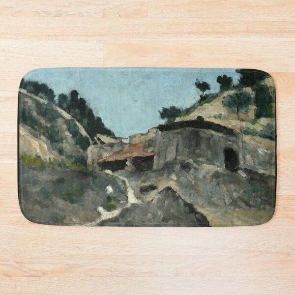 Item preview, Landscape With Water Mill by Paul Cézanne: Post Impressionist Landscape Poster designed and sold by artofuniverse.