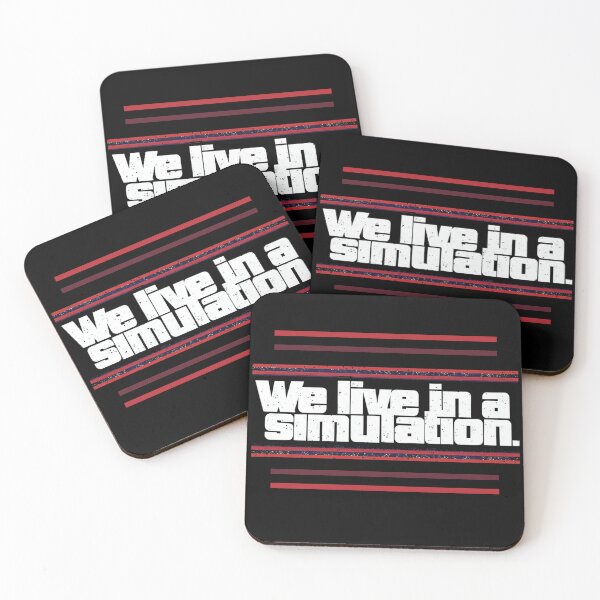 Item preview, We Live in a Simulation designed and sold by Stefrait-7.