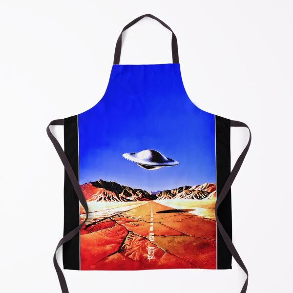 Item preview, UFO Desert Highway - Vintage Sci-Fi Art designed and sold by Differentloook.