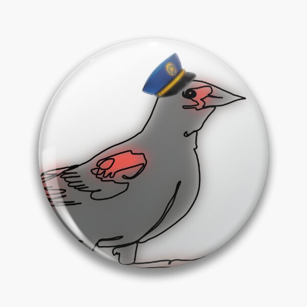 Item preview, Ruby the RedWinged Blackbird police Hat – animalzinhats designed and sold by Ashley’sAnimalz.