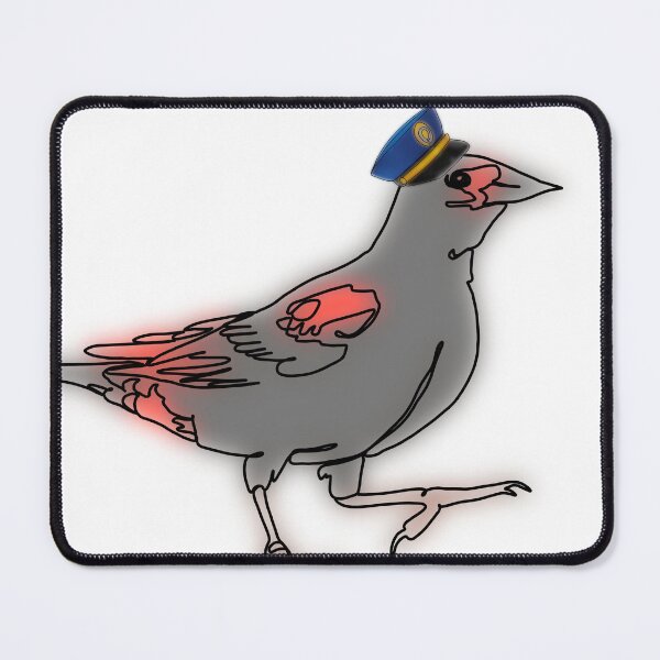 Item preview, Ruby the RedWinged Blackbird police Hat – animalzinhats designed and sold by Ashley’sAnimalz.