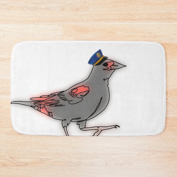 Item preview, Ruby the RedWinged Blackbird police Hat – animalzinhats designed and sold by Ashley’sAnimalz.