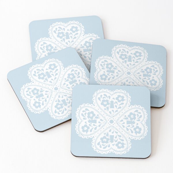 Item preview, pastel blue love padlock lace designed and sold by storieslanguage.