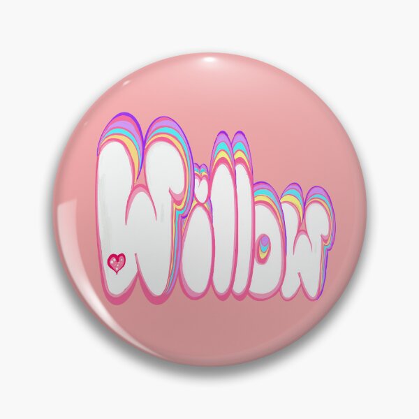 Item preview, Willow popular girls and women first name in white and pastels - Personalized personalised customized name Willow designed and sold by Artonmytee.