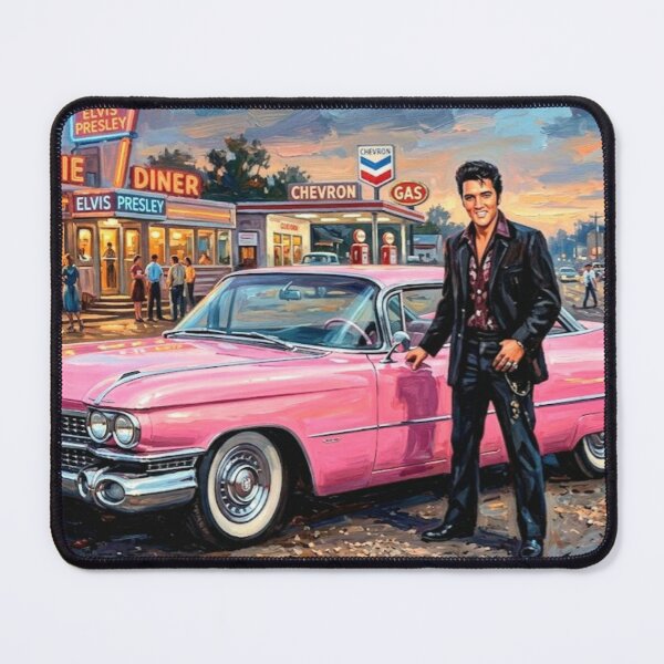 Item preview, Rock ‘n’ Roll Royalty: Elvis and his 1959 Caddy designed and sold by Art's Diner.