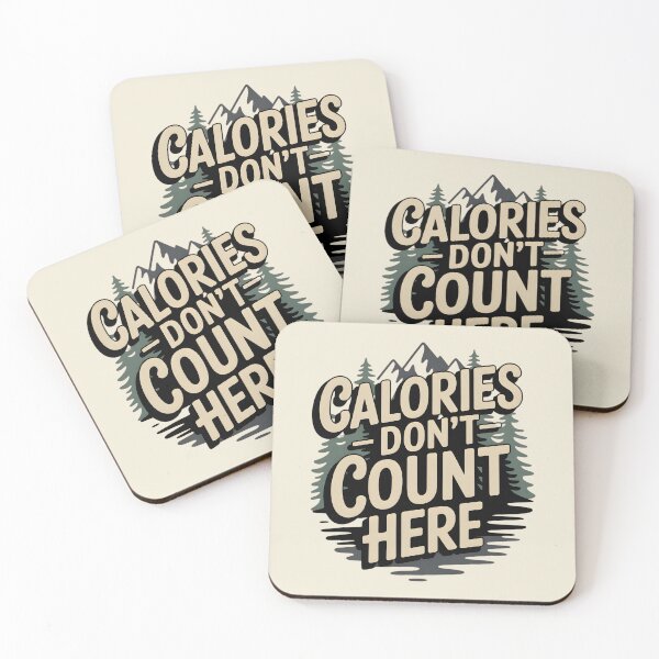 Item preview, Calories Don’t Count Here Hiking designed and sold by Ink Magic.