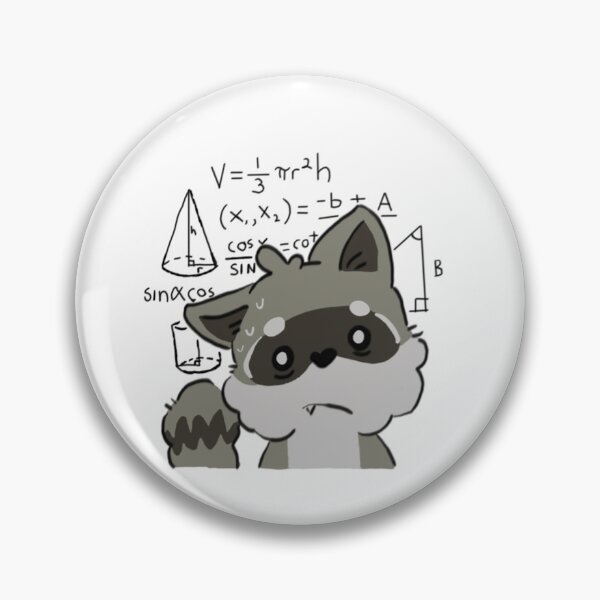 Item preview, Raccoon struggling with maths  designed and sold by crown_art.