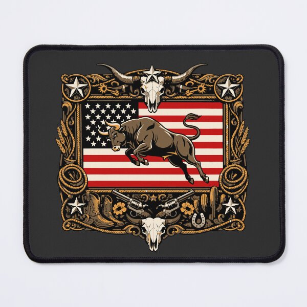 Item preview, Rodeo Cowboy Western USA Flag Cowboys designed and sold by Colorfulman.