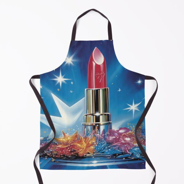 Item preview, Red lipstick in a glamorous Cosmic Disco design designed and sold by Mauswohn.