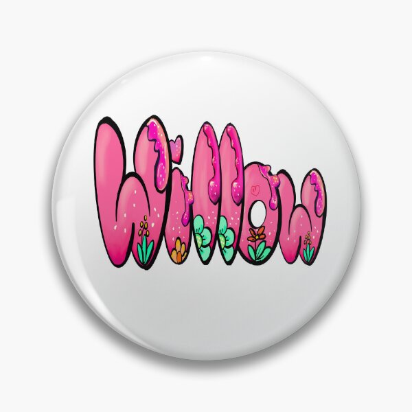 Item preview, Willow popular girls and women first name in pink. Personalized personalised customized name Willow designed and sold by Artonmytee.