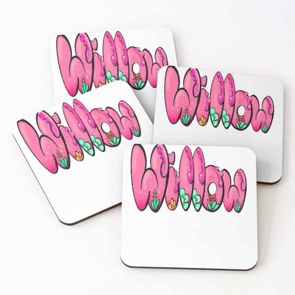 Item preview, Willow popular girls and women first name in pink. Personalized personalised customized name Willow designed and sold by Artonmytee.