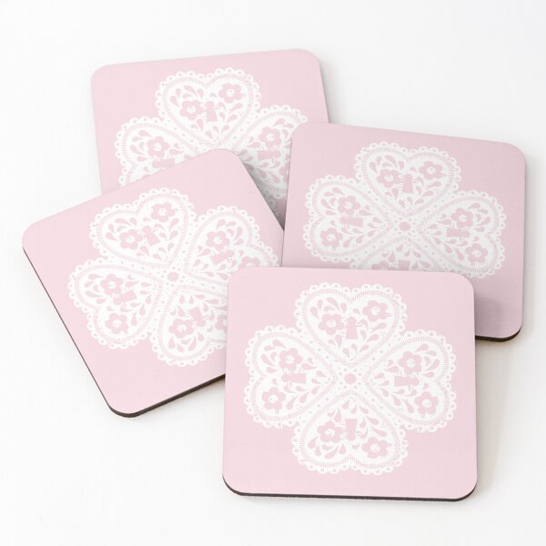 Item preview, pastel pink love padlock lace designed and sold by storieslanguage.